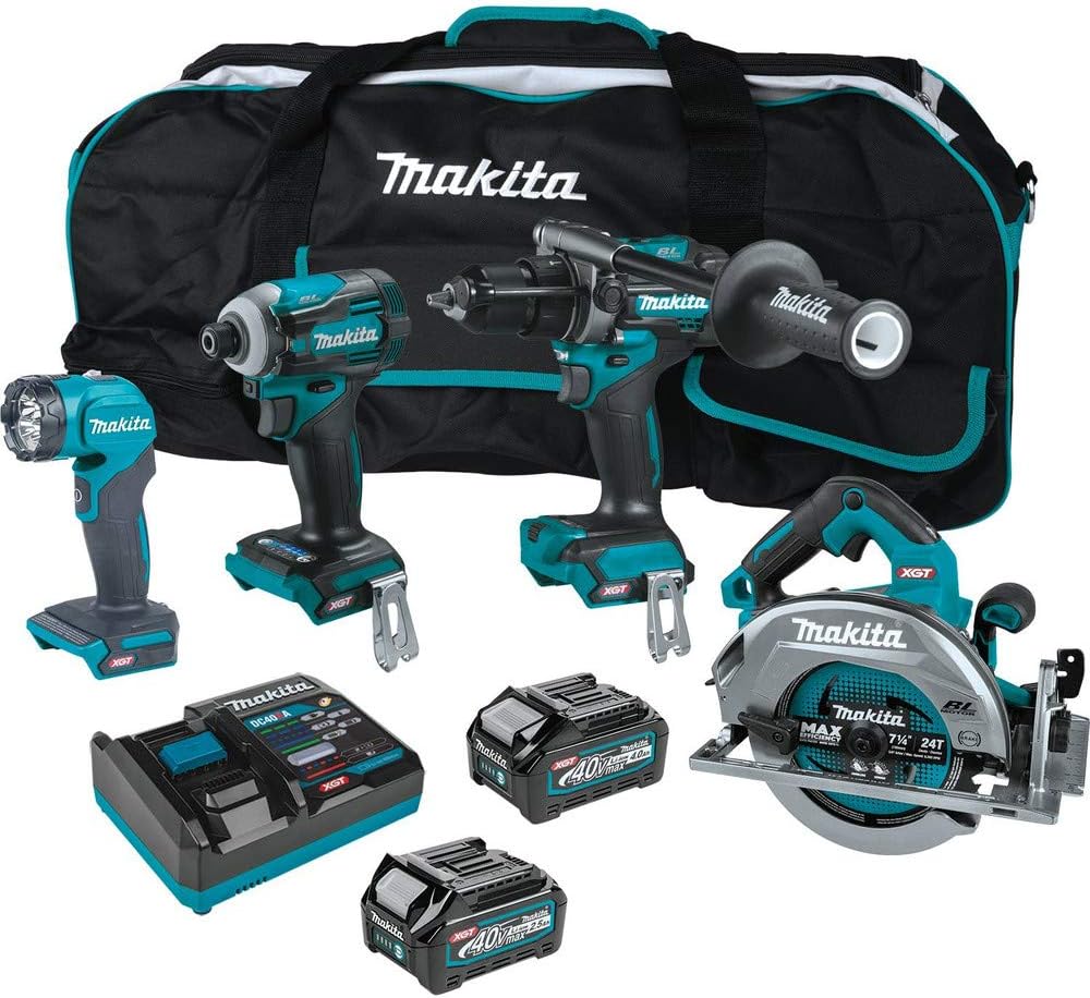 40V max XGT&reg; Brushless Cordless 4‑Pc. Combo Kit