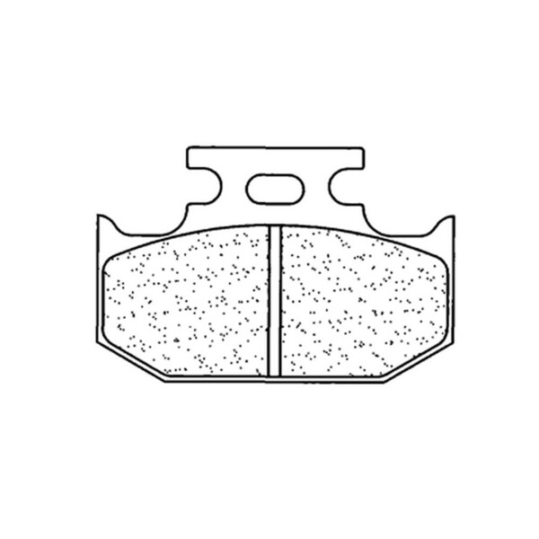 Cl brakes - Plaquettes de frein Quad métal fritté - 1235ATV1