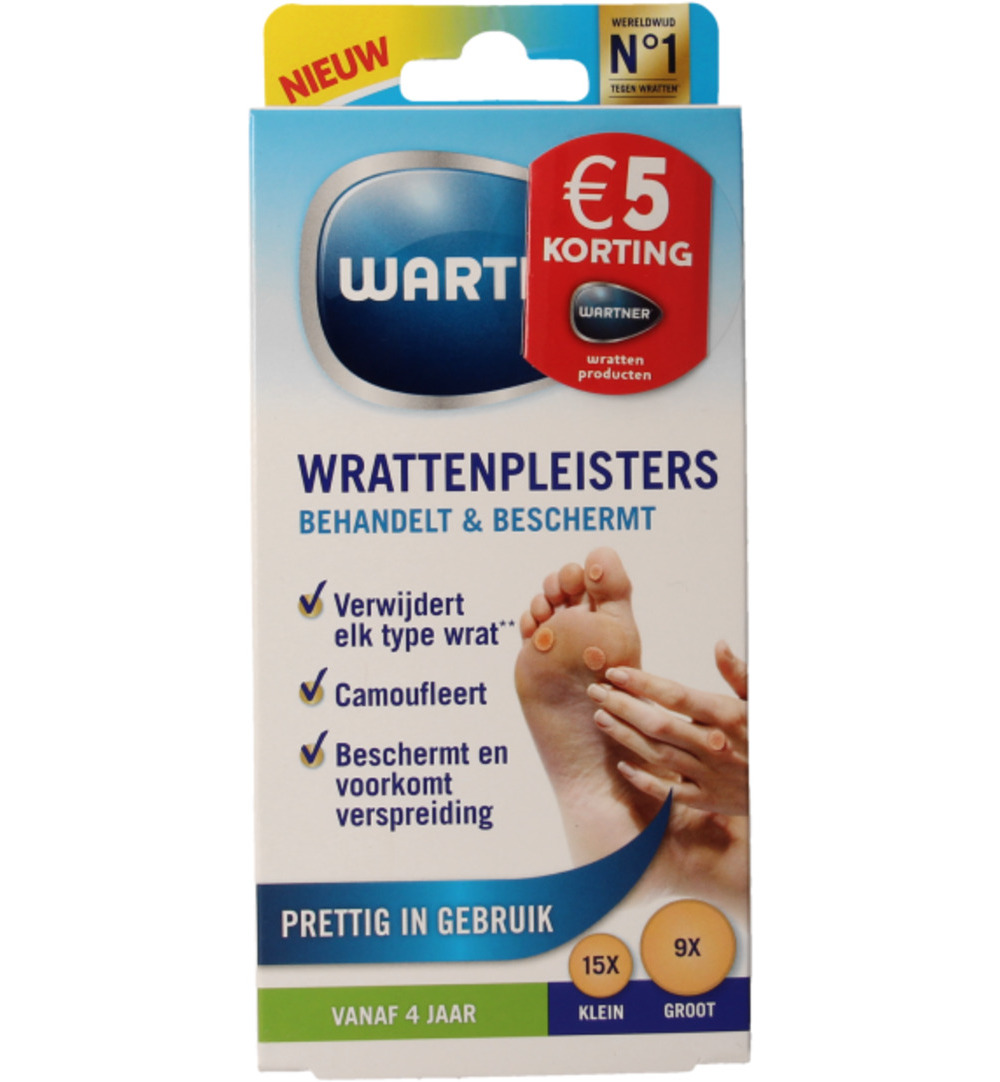 Wartner Wrattenpleister (24 stuks)