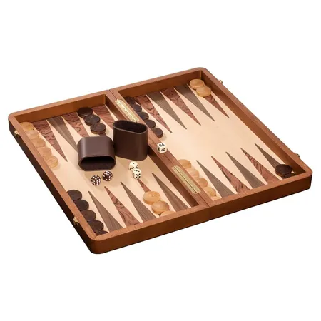 Philos Schach Backgammon Dame Set, Feld 50 mm