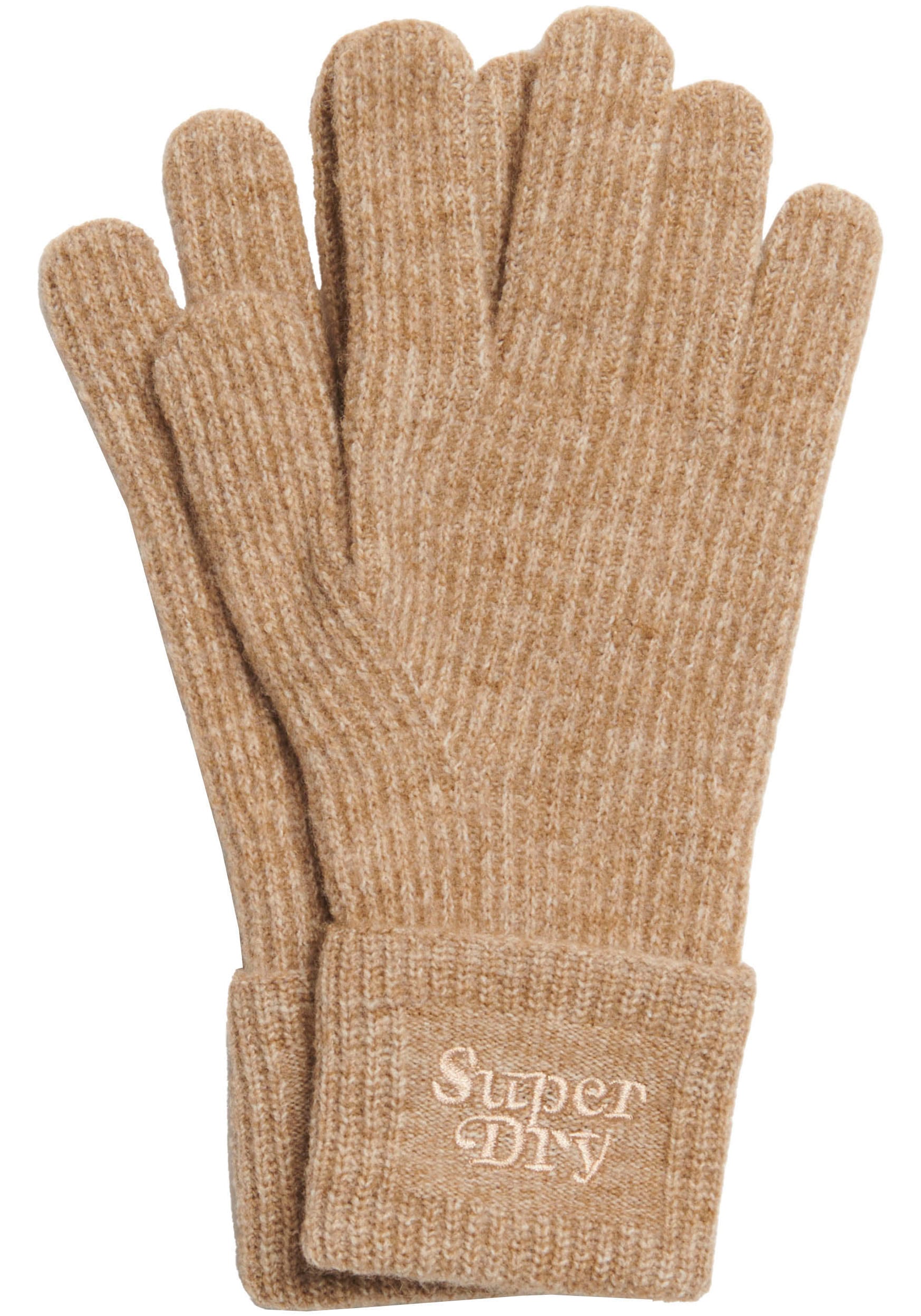 Superdry Strickhandschuhe »SOFT RIB KNIT GLOVES«