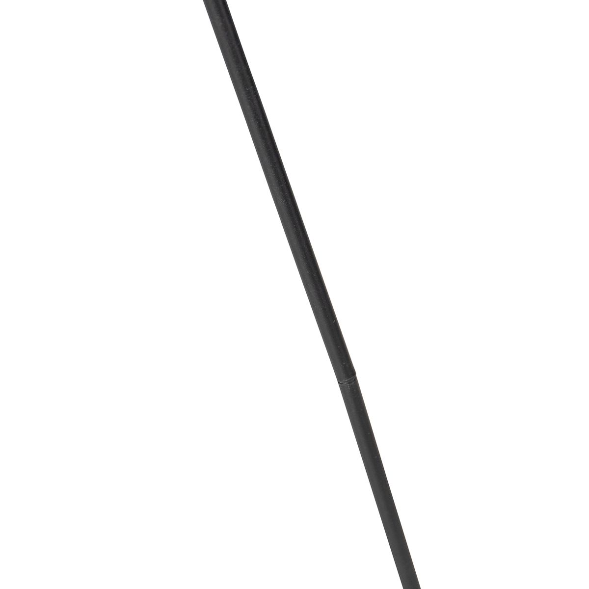 Oosterse tripod vloerlamp bamboe met zwart - Evalin