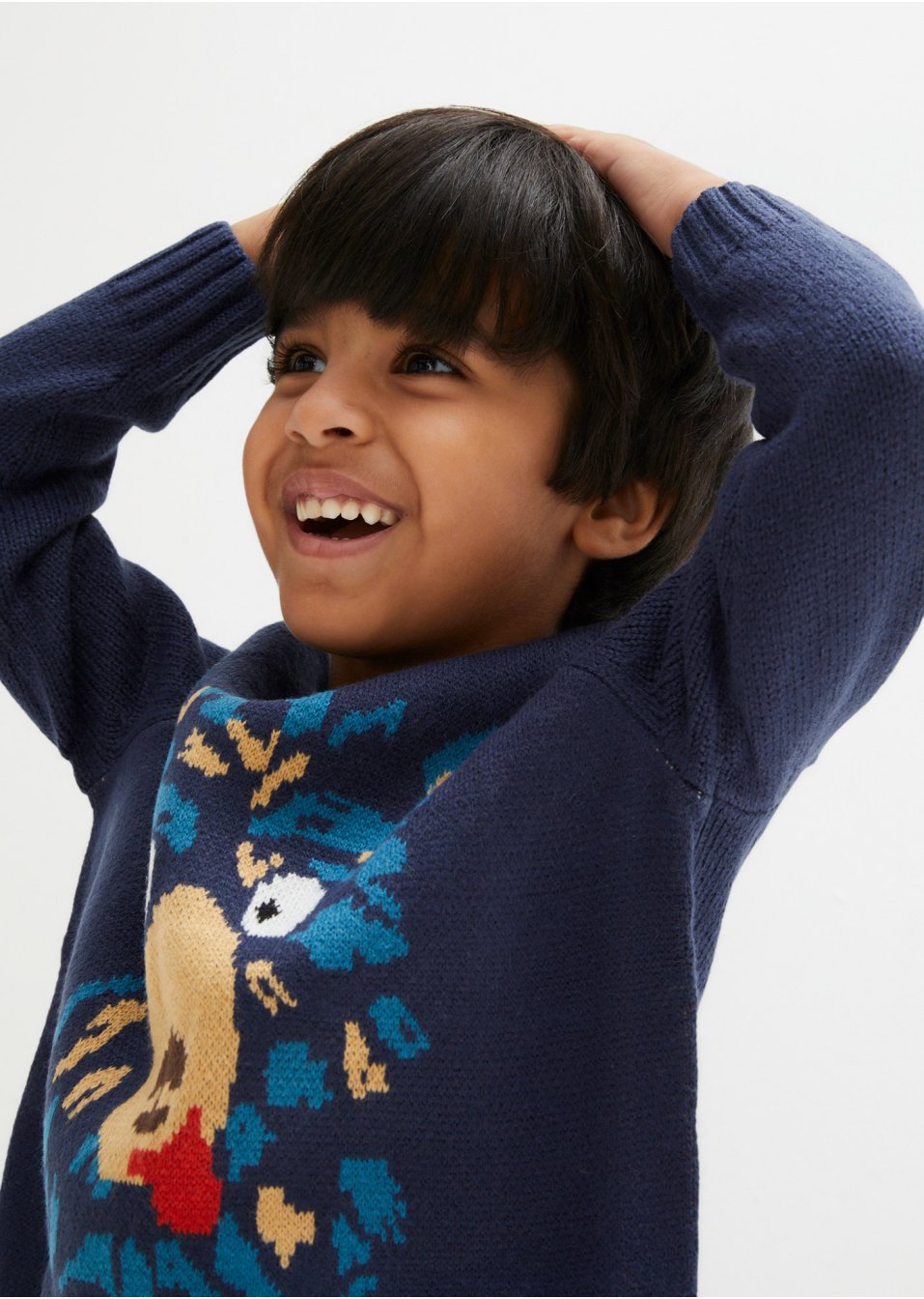 Pull en maille coton garçon