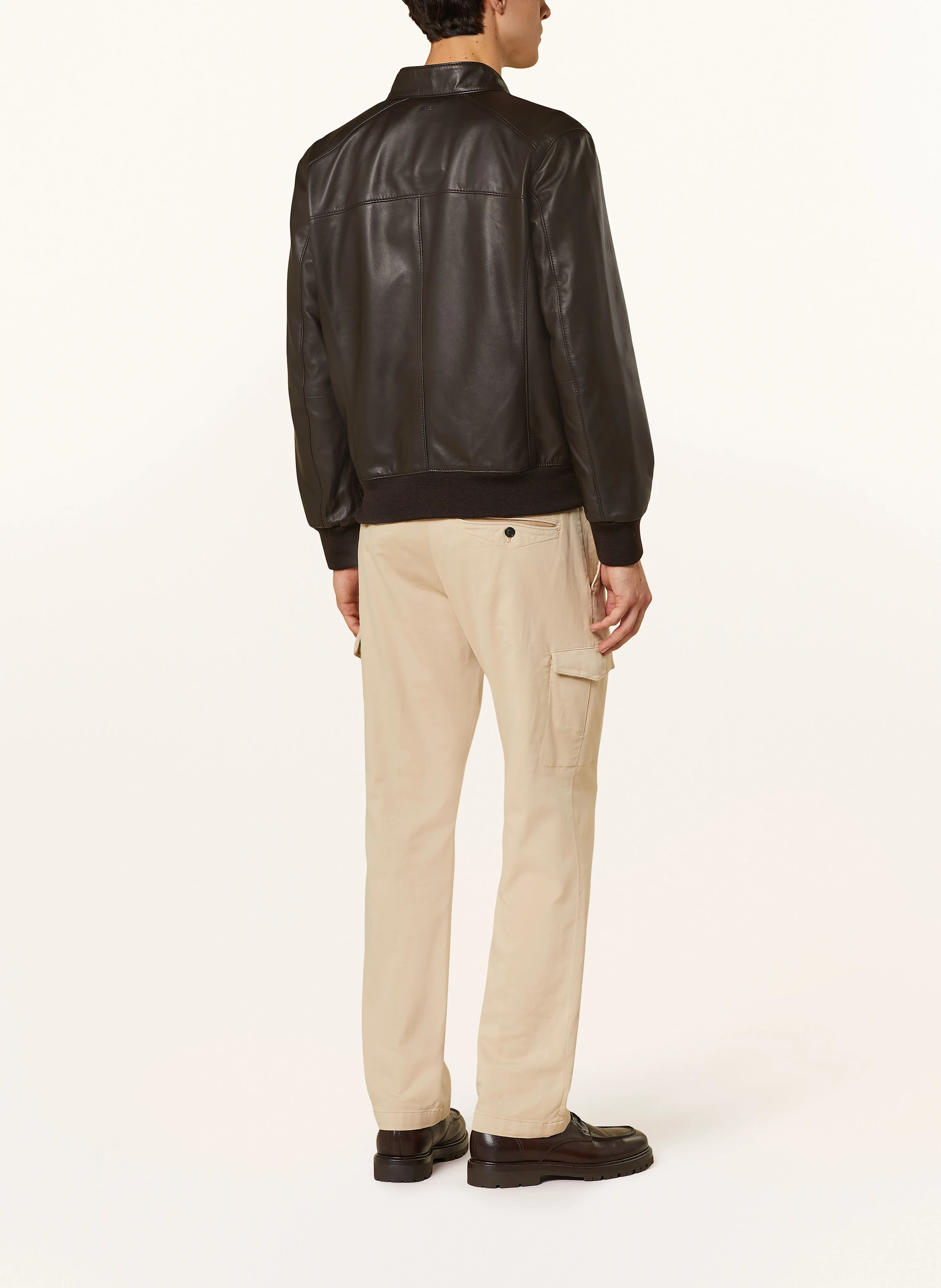 windsor. Lederblouson BORELLO