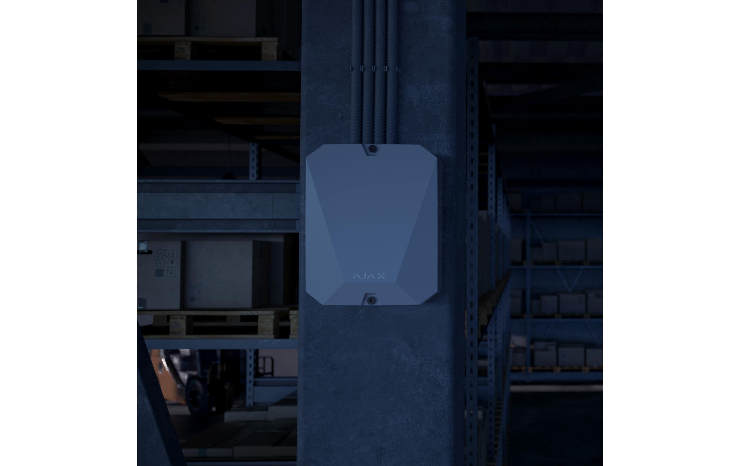 Baseline MultiTransmitter Jeweller Weiss<br>Funkmodul für die Integration von Geräten von Drittanbietern in das Ajax System