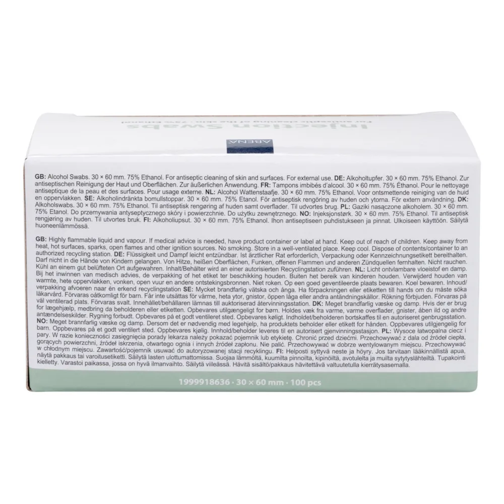 Abena Desinfektionsservietter til hud uden glycerol  - 100 stk.