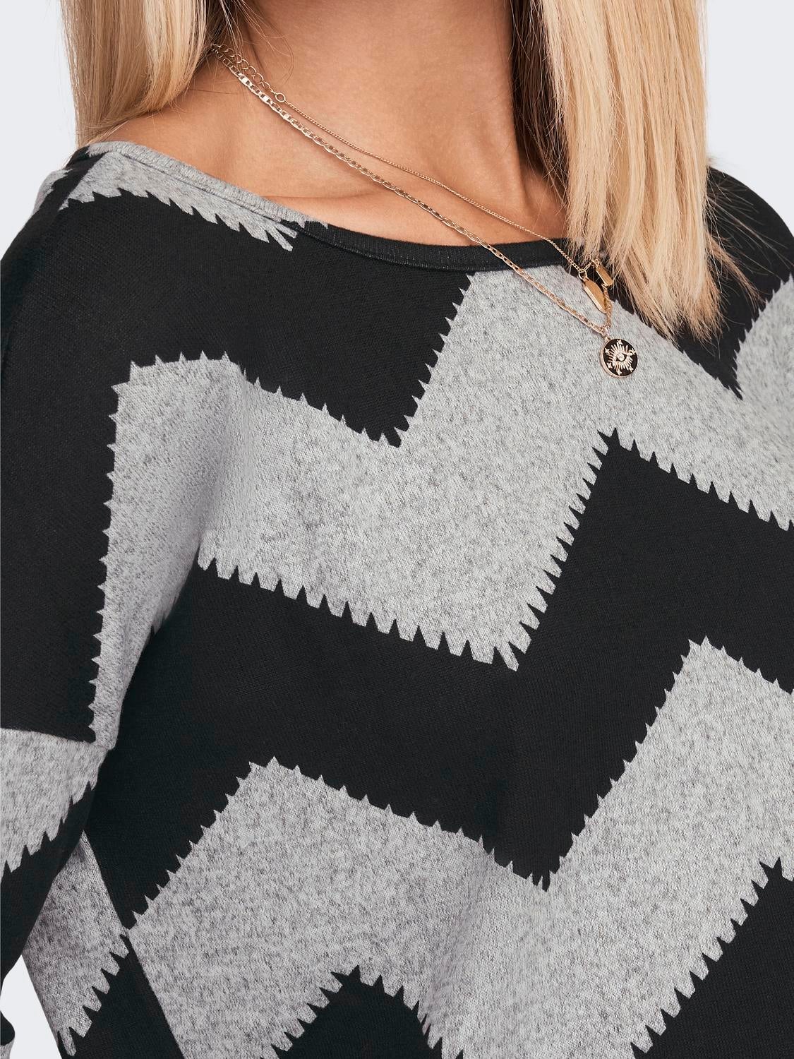 ONLELCOS Top Light Grey Melange