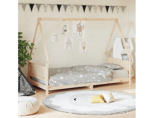 VIDAXL - Lit enfant Cadre de lit pour enfant 90x190 cm bois de pin massif