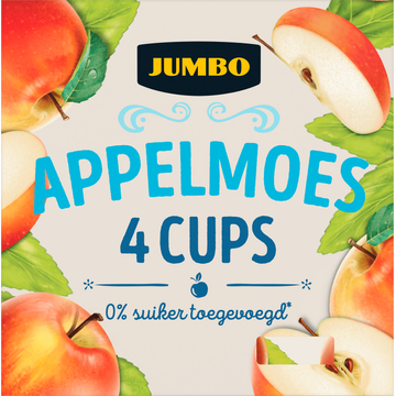Jumbo Appelmoes 4 x 100 g
