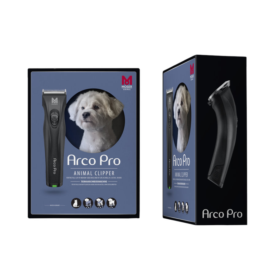 Máquina de tosquiar pelos para cães sem fio Moser Arco
