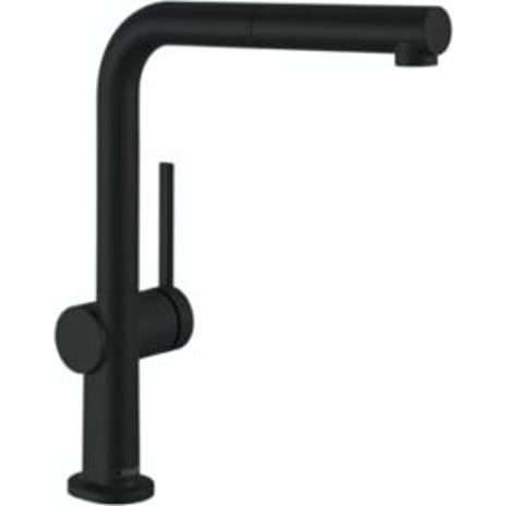 hansgrohe Talis M54 køkkenarmatur 270 1jet med udtræk mat sort. L-tud