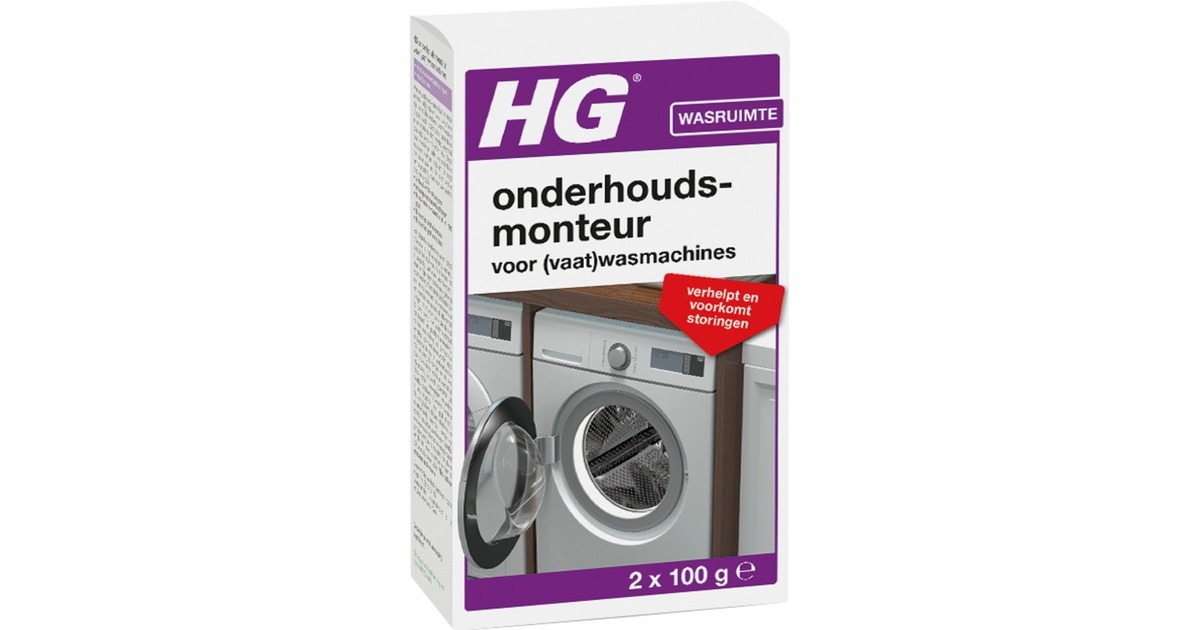HGOnderhoudsmonteur (vaat)wasmachines reinigingsmiddel  (2 x 100 g)