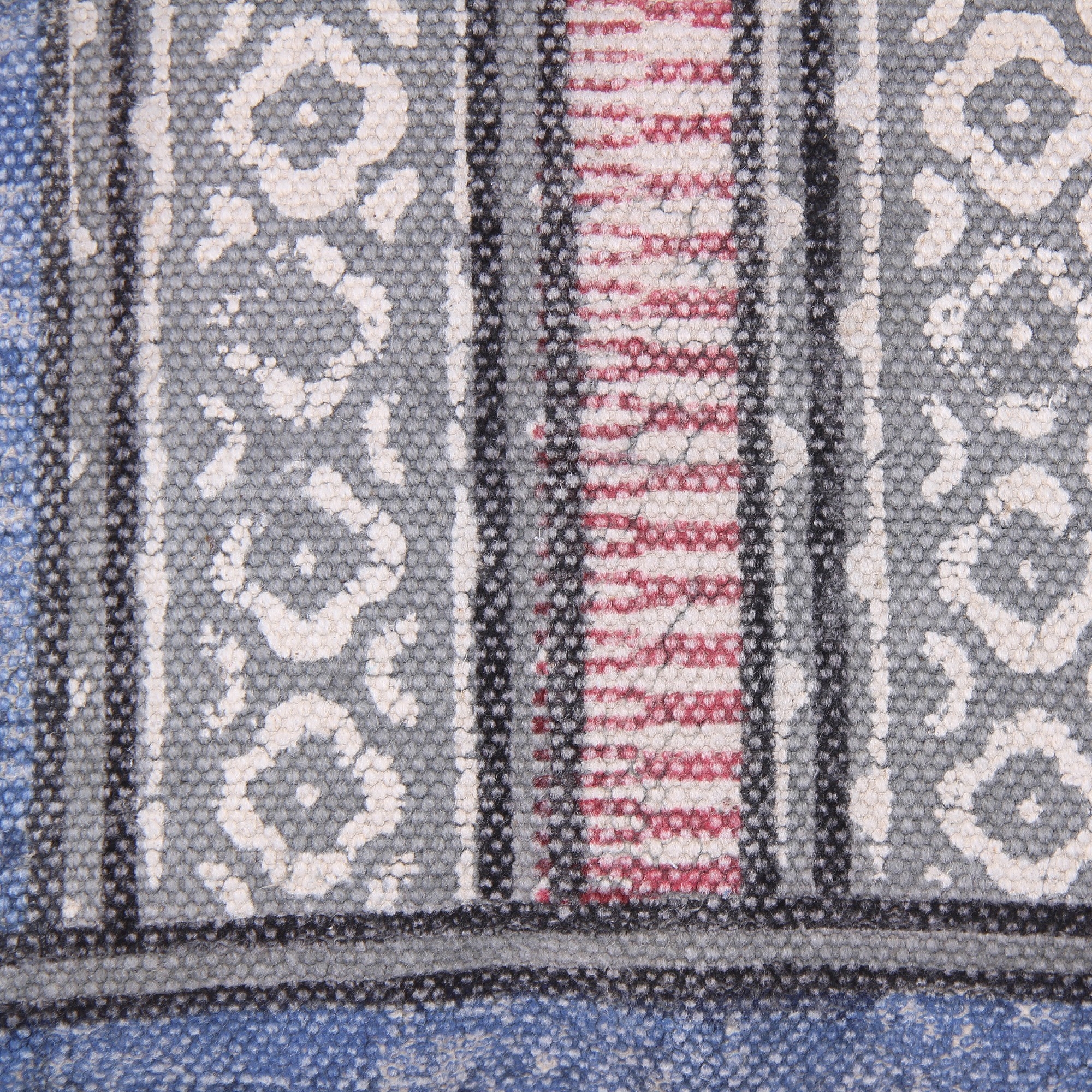Kissen 'Ireby', blau, multicolor, B 60 cm, H 40 cm von fischer's lagerhaus