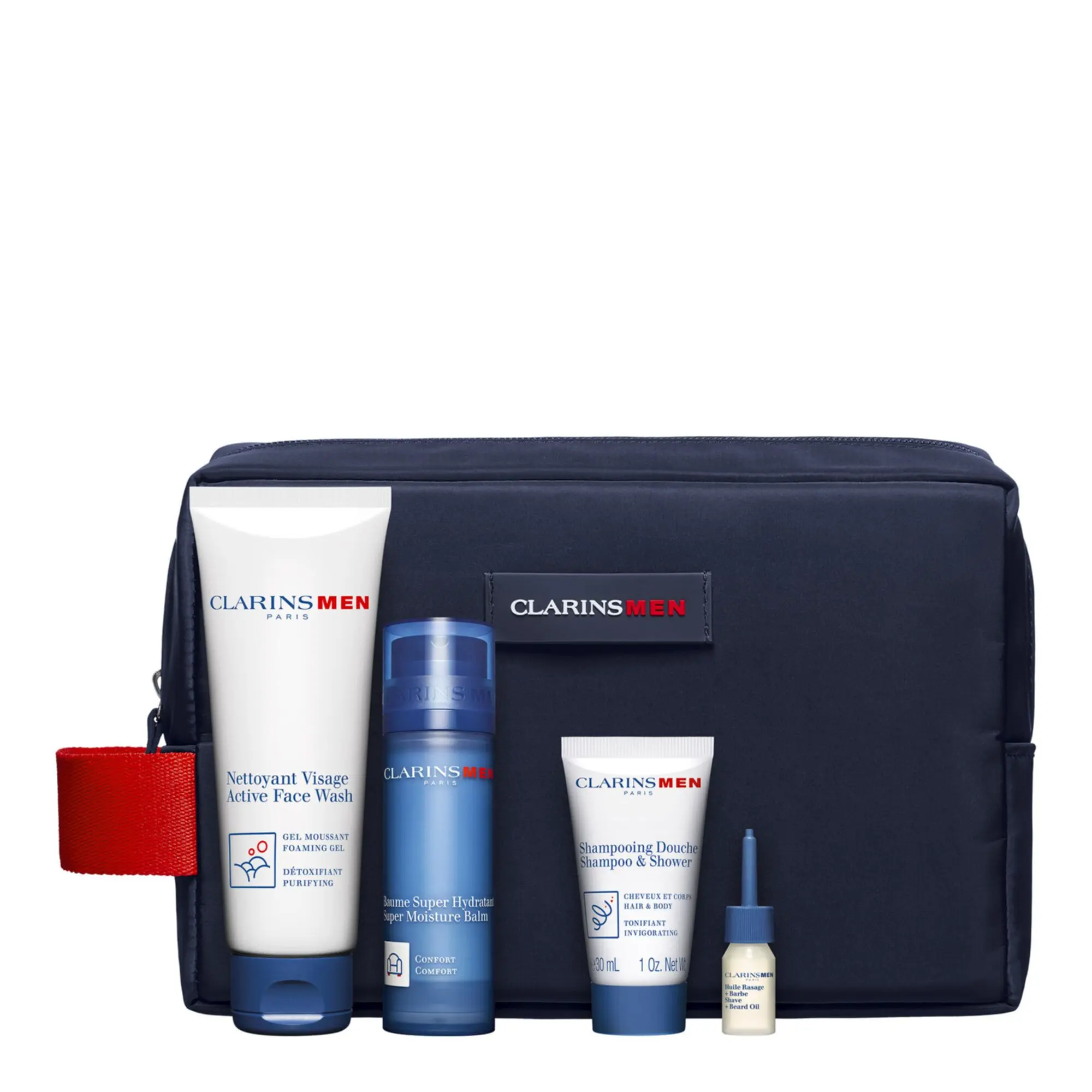 Clarins - Coffret ClarinsMenBaume Super Hydratant & Nettoyant Exfoliant- Homme