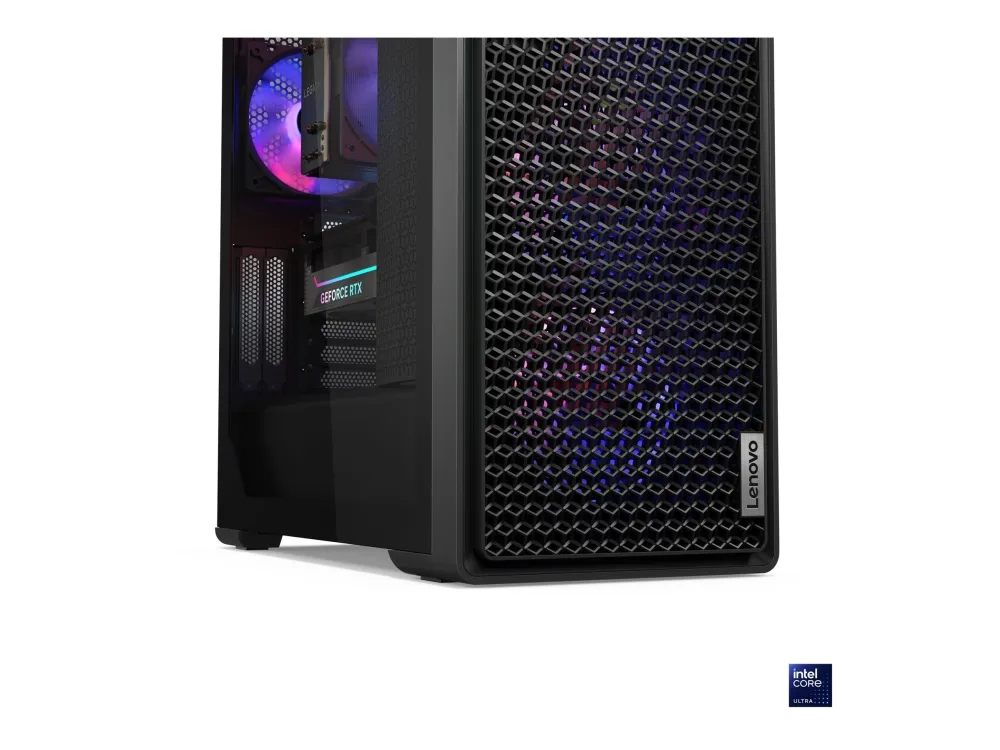 Lenovo Legion T7 34IAS10 90Y6 - Tower gaming - Core Ultra 9 285K / op til 5.6 GHz - RAM 64 GB - SSD 2 x 1 TB - NVMe - GeForce RTX 5080 - Gigabit Ethernet, 2.5 Gigabit Ethernet, IEEE 802.11ax (Wi-Fi 6), Bluetooth 5.4, IEEE 802.11be (Wi-Fi 7) - Win 11