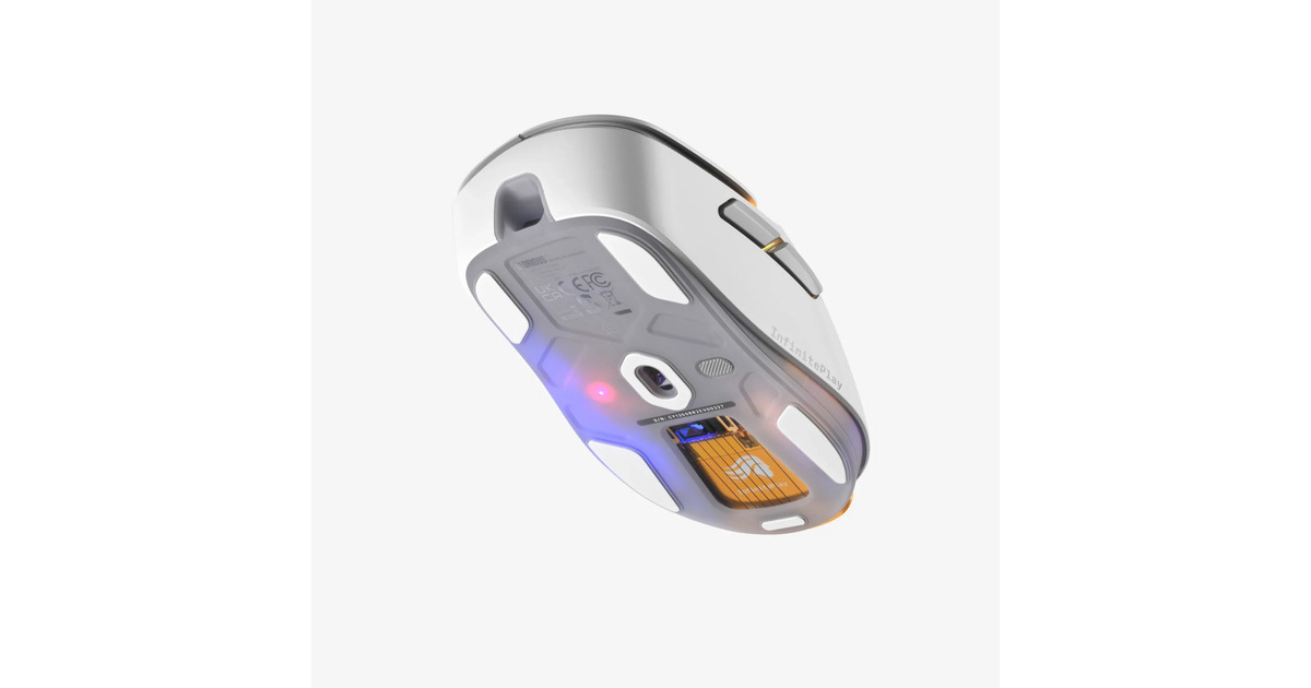 GloriousModel D 3 Wireless gaming muis  (Wit, Tot 30.000 dpi, RGB, USB / 2.4 GHz / Bluetooth)