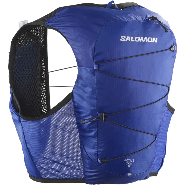 ACTIVE SKIN 8  Veste d'hydratation de running unisexe avec flasks incluses SurfTheWeb/BLACK