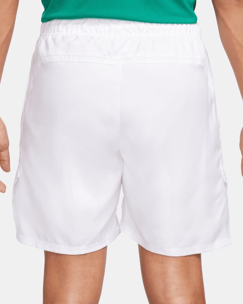 Short de tennis Nike NikeCourt Blanc pour homme