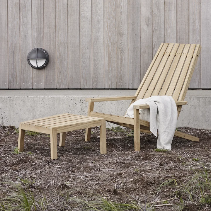 Fritz Hansen - Skagerak Between Lines Deck Chair, Teakholz