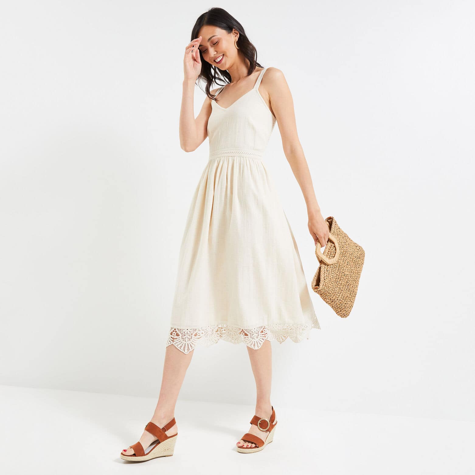 Robe à bretelles femme