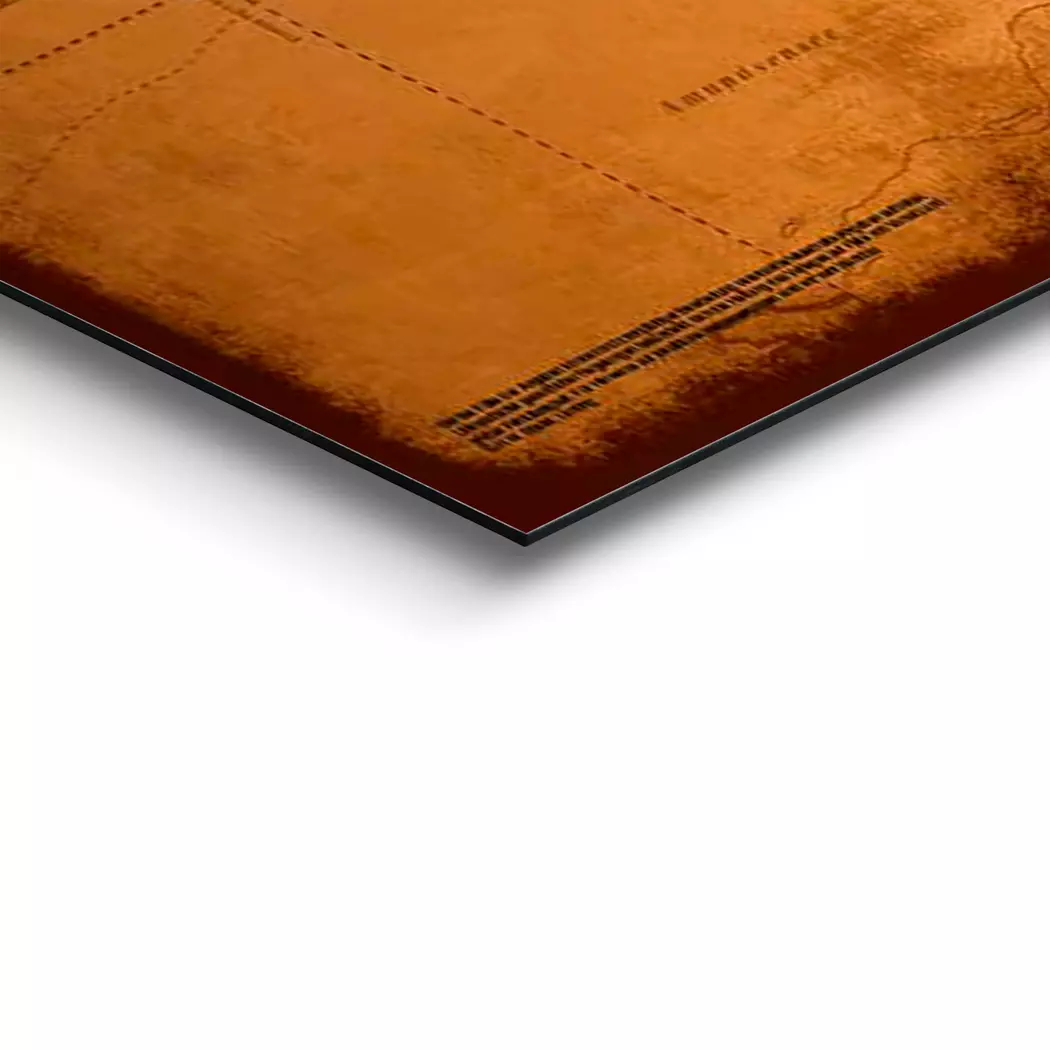 Wandbild 140 x 100 cm Weltkarte
