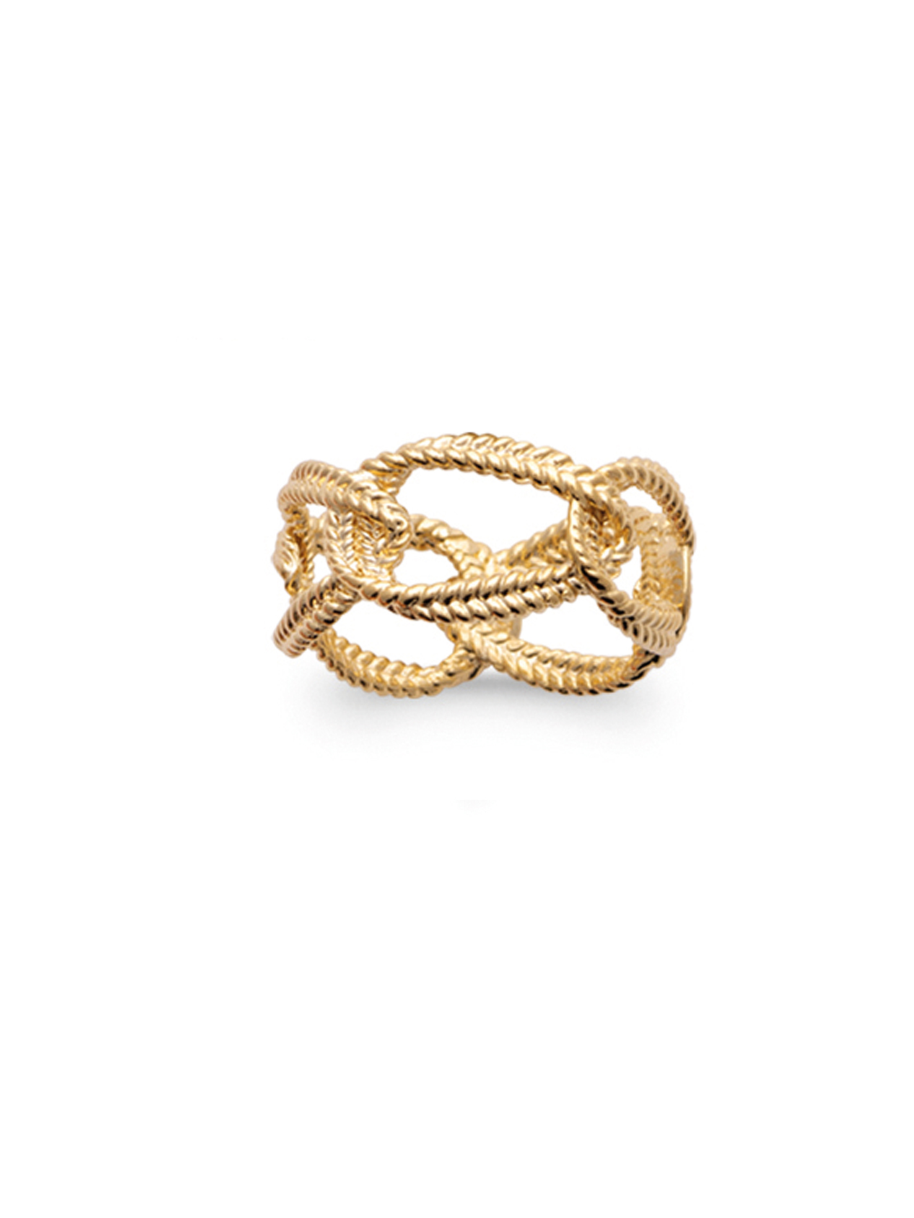 Bague torsadée
