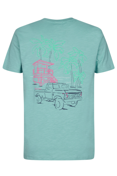 Petrol Industries groene heren t-shirt