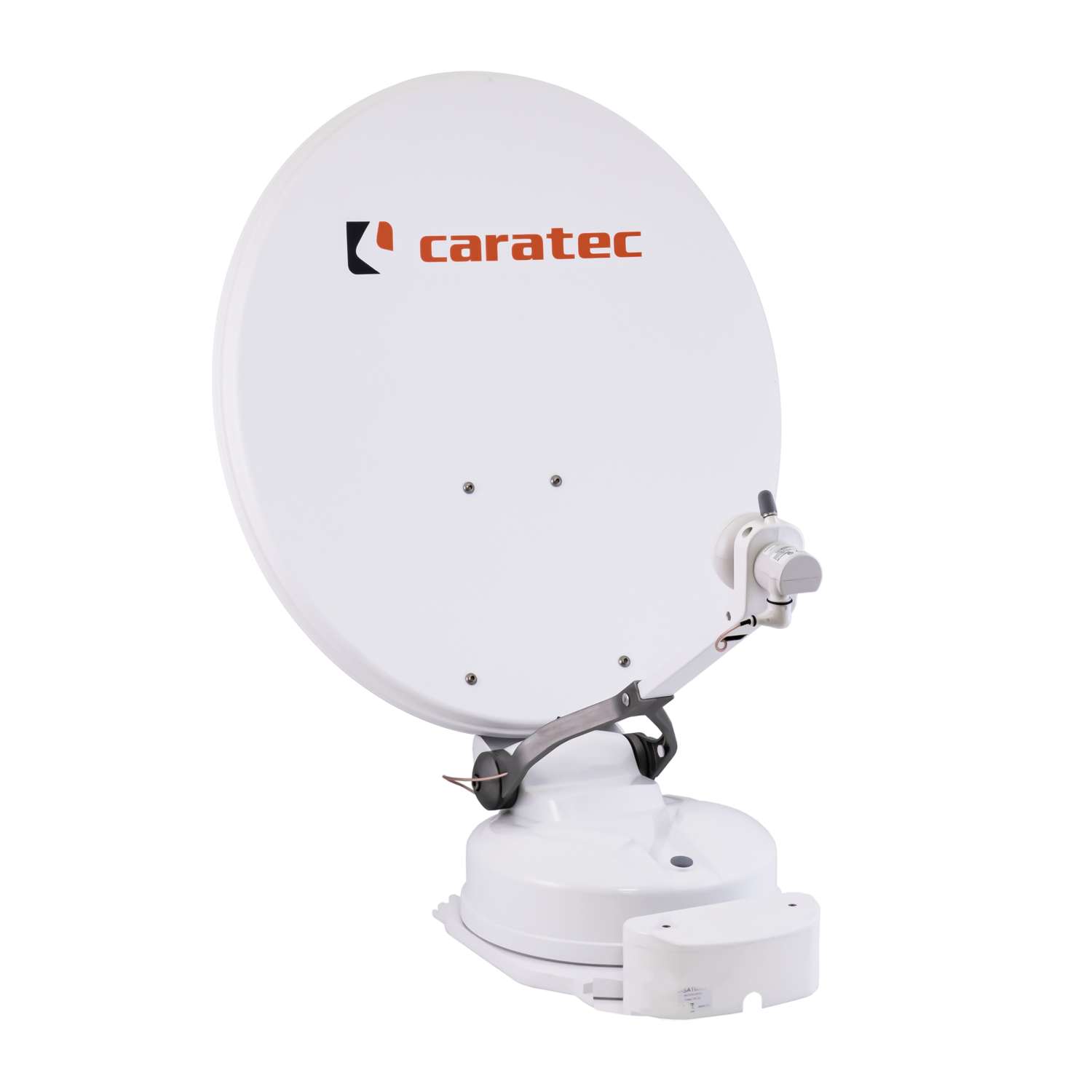 Caratec Smart D Sat Antenne CASAT600S Twin LNB ready 60 cm weiß