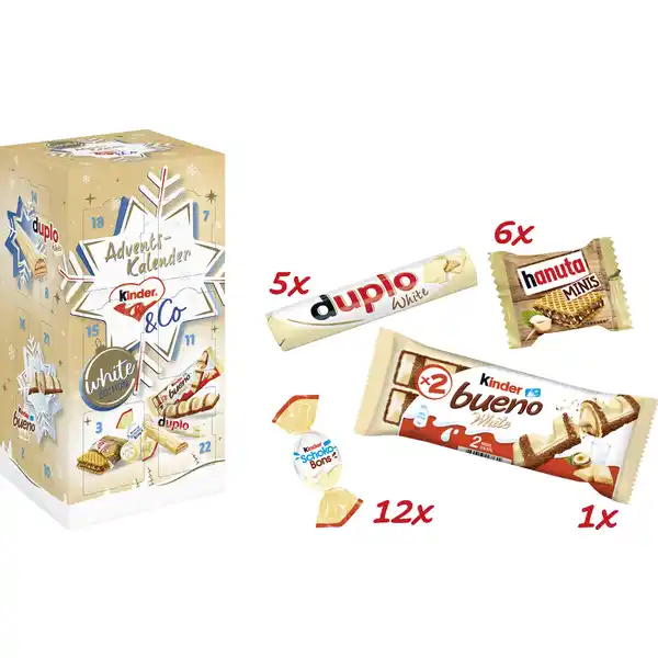 Kinder & Co. White Adventskalender 2024