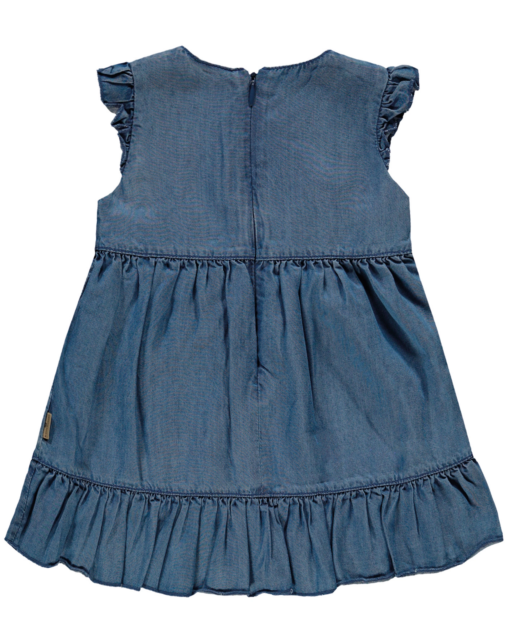 Kleid FLOUNCE mit Flügelärmeln in denim blue
