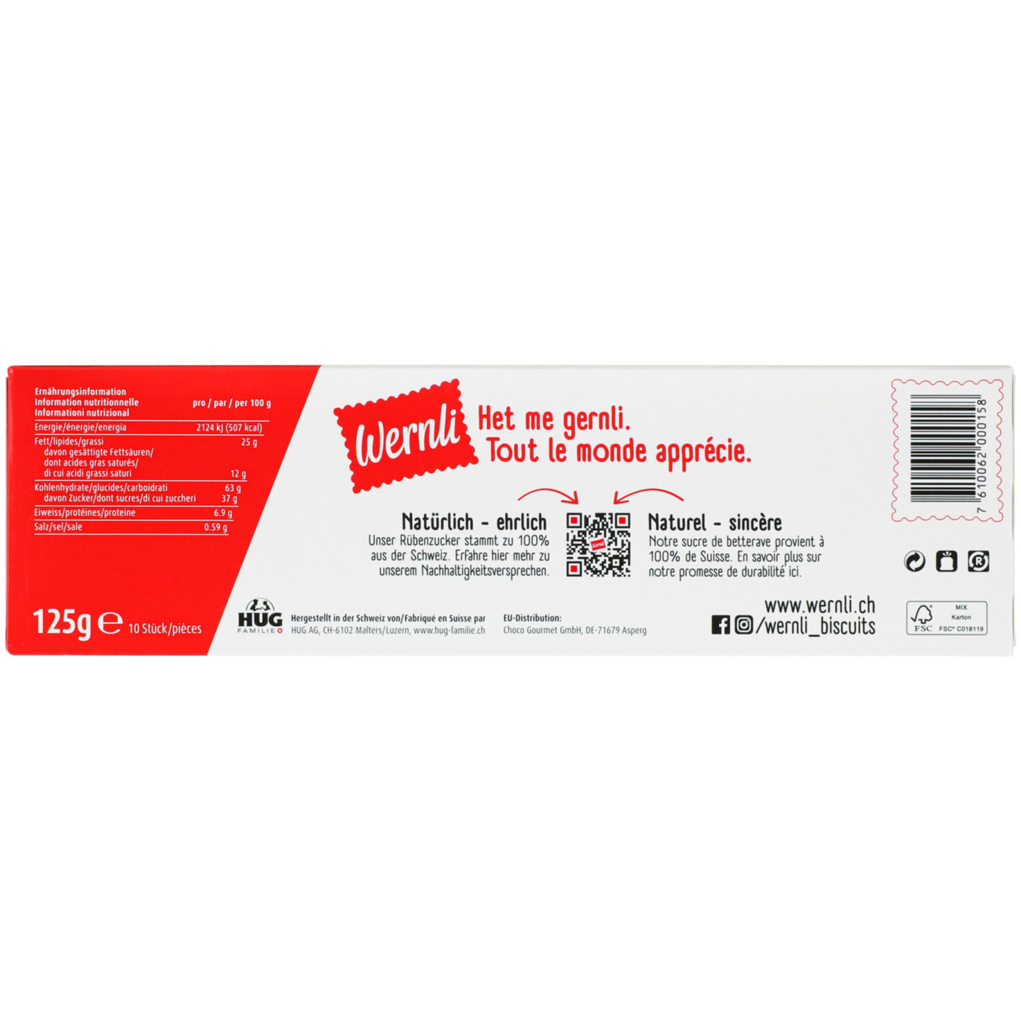 Wernli Choco Petit Beurre assorti