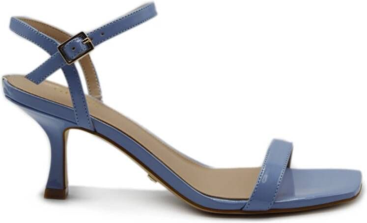 Guess Fallein Hoge Hak Sandalen Blauw Dames