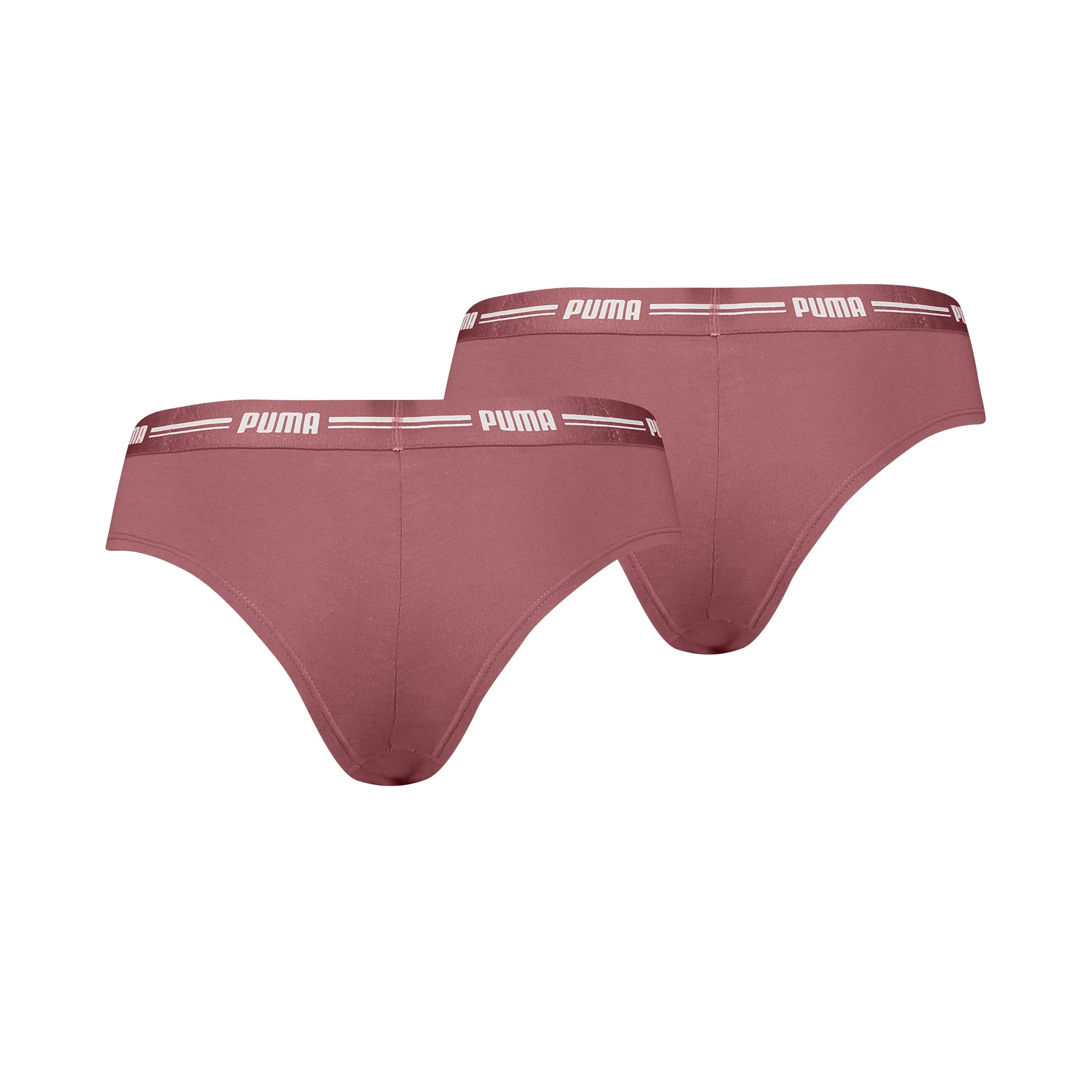 Puma Logo Brazilian Briefs 2 Pack Womens