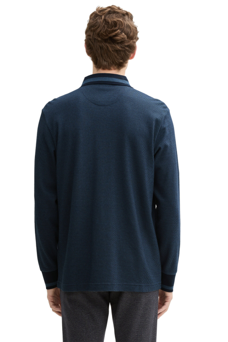Tom Tailor blauwe heren polo