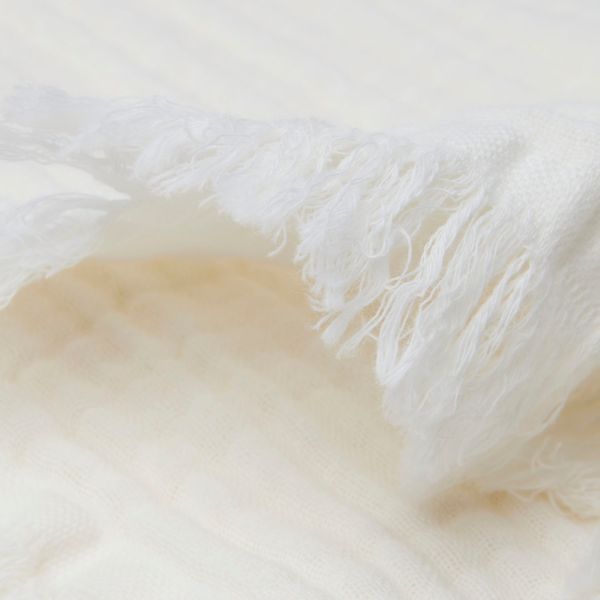 Jollein Muslin Fringe Wiegdeken 75 x 100 cm