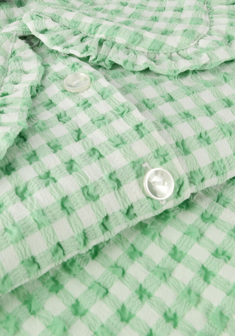 NIK & NIK groene nik & nik blouse rachel check blouse