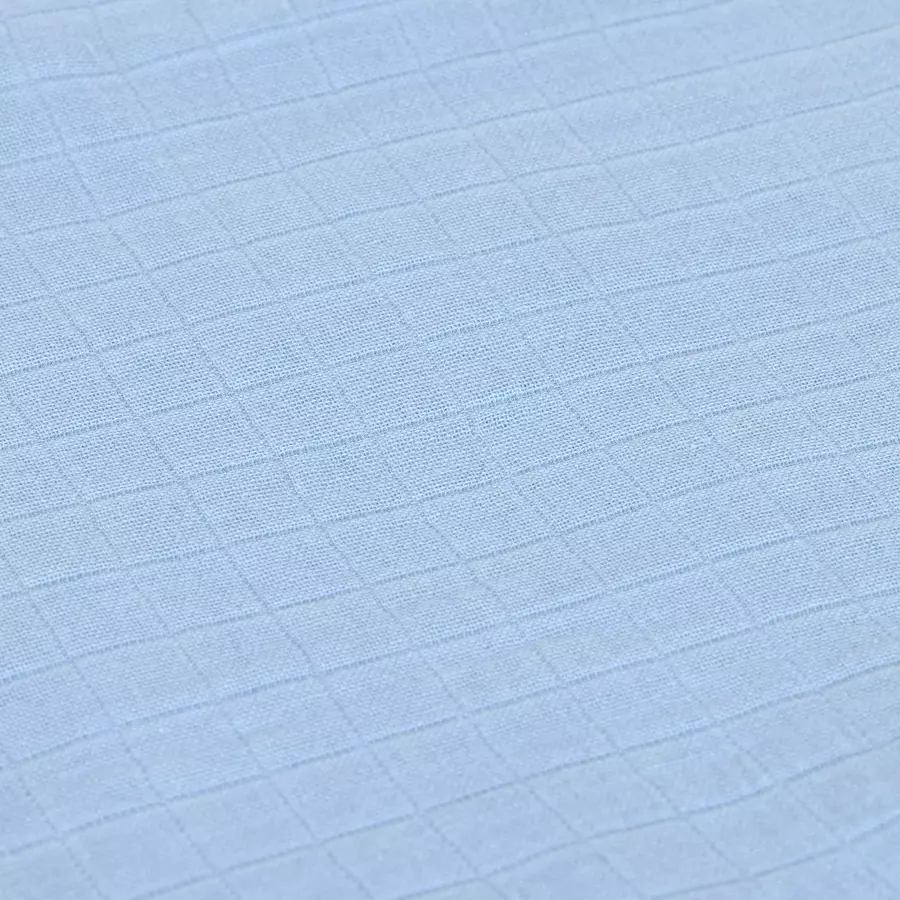 LÄSSIG Mulltücher L 3er Pack Happy Rascals blau 85 x 85 cm