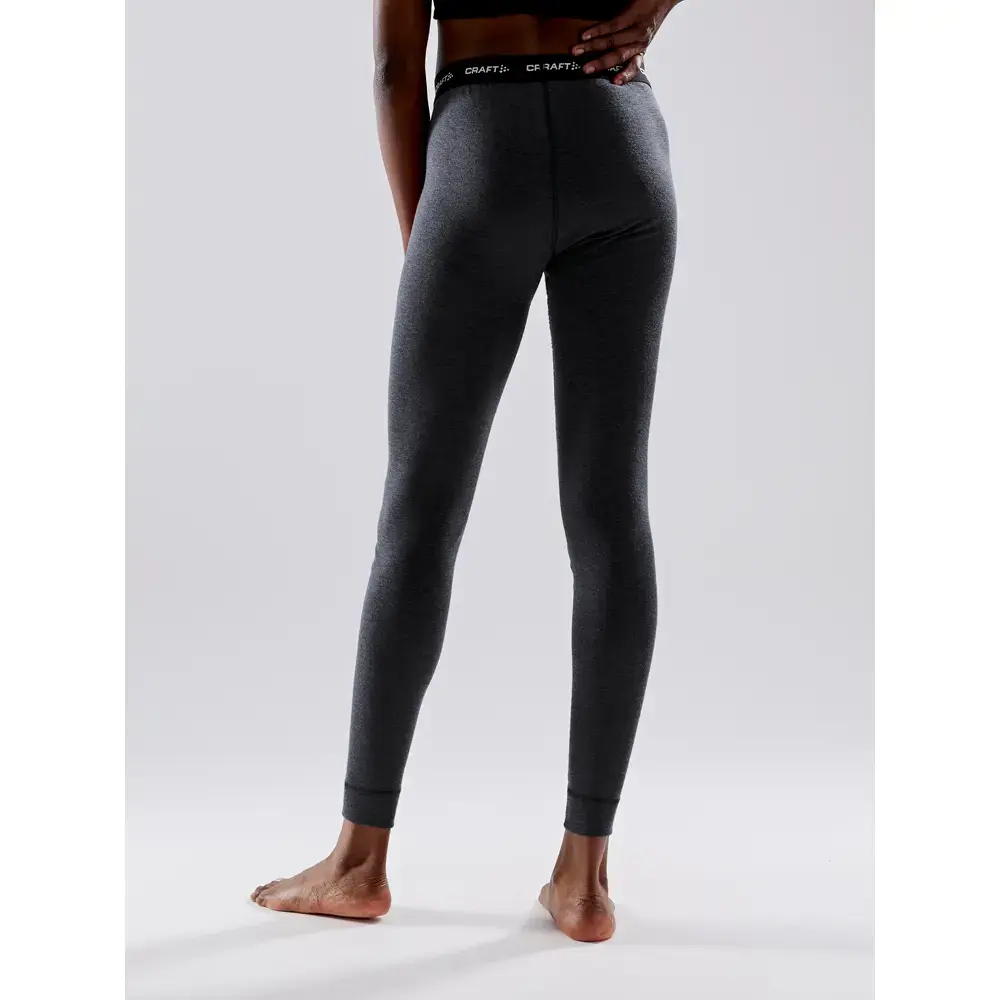 Craft CORE Wool Merino Thermobroek Lang Zwart Dames