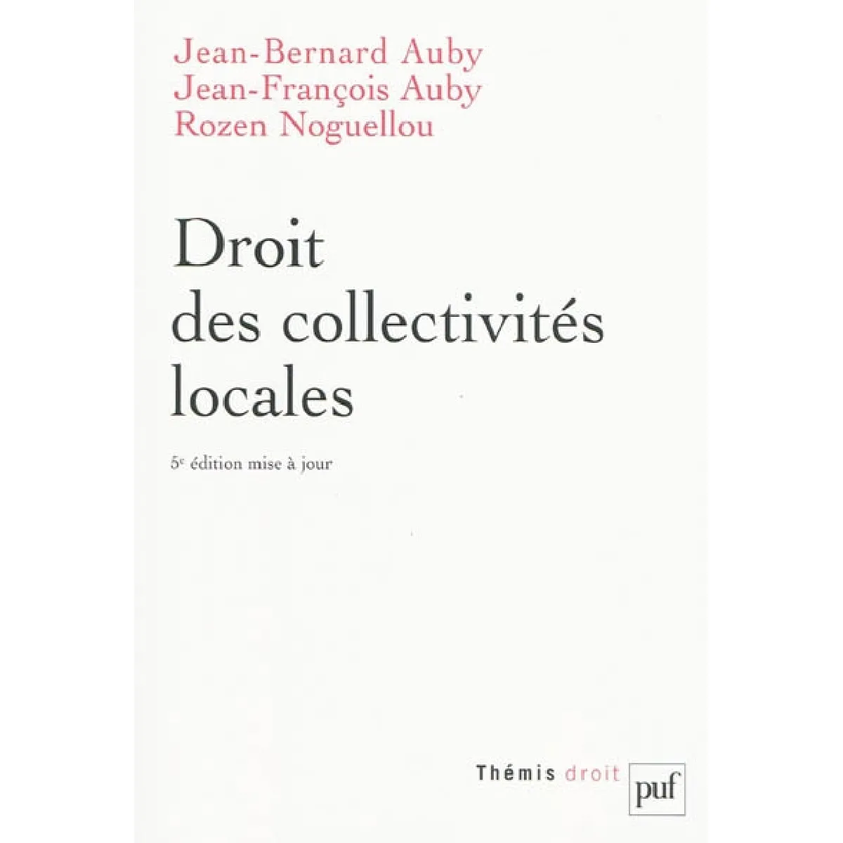 Droit des collectivités locales · Occasion
