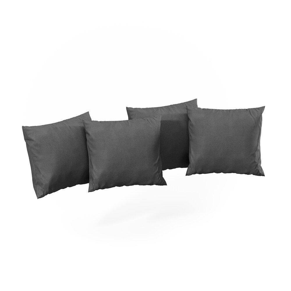 Vicco Loungekissen Palettenkissen Gartenkissen Grau 4er Set Balkonkissen