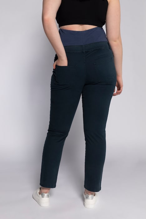 Bellieva-Jeggings, schmale Passform, Biobaumwolle, GOTS