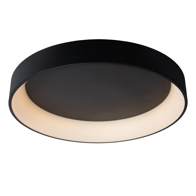 Lucide Talowe plafondlamp Ø80 LED zwart