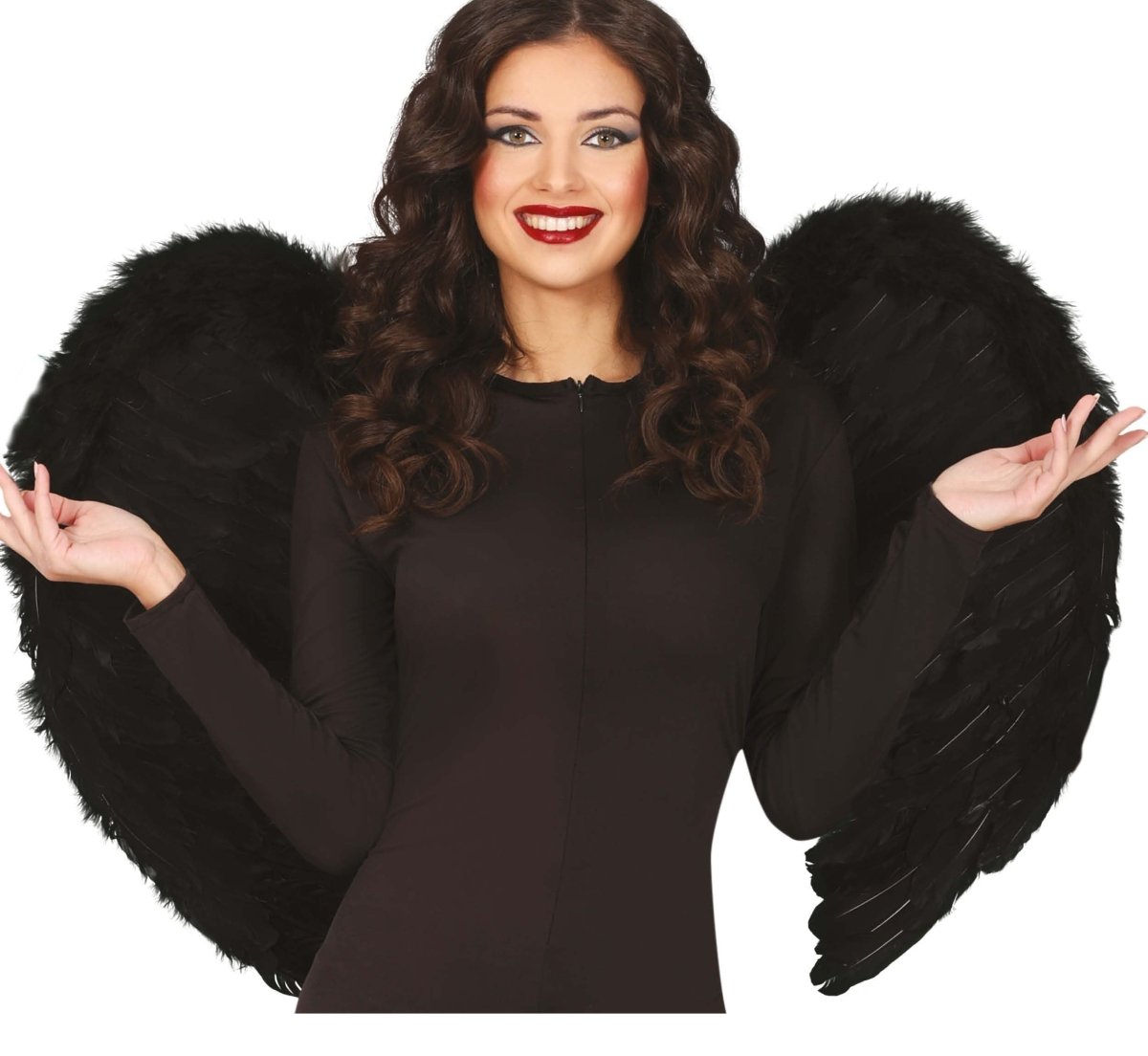 Halloween Vleugels Zwart 80cm