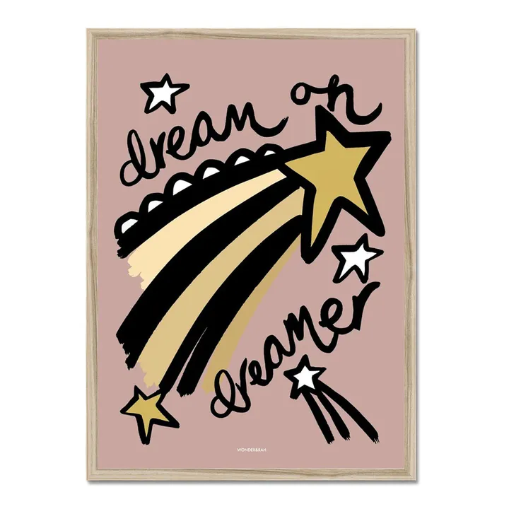 Wonder & Rah Affiche Dreamer | Rose