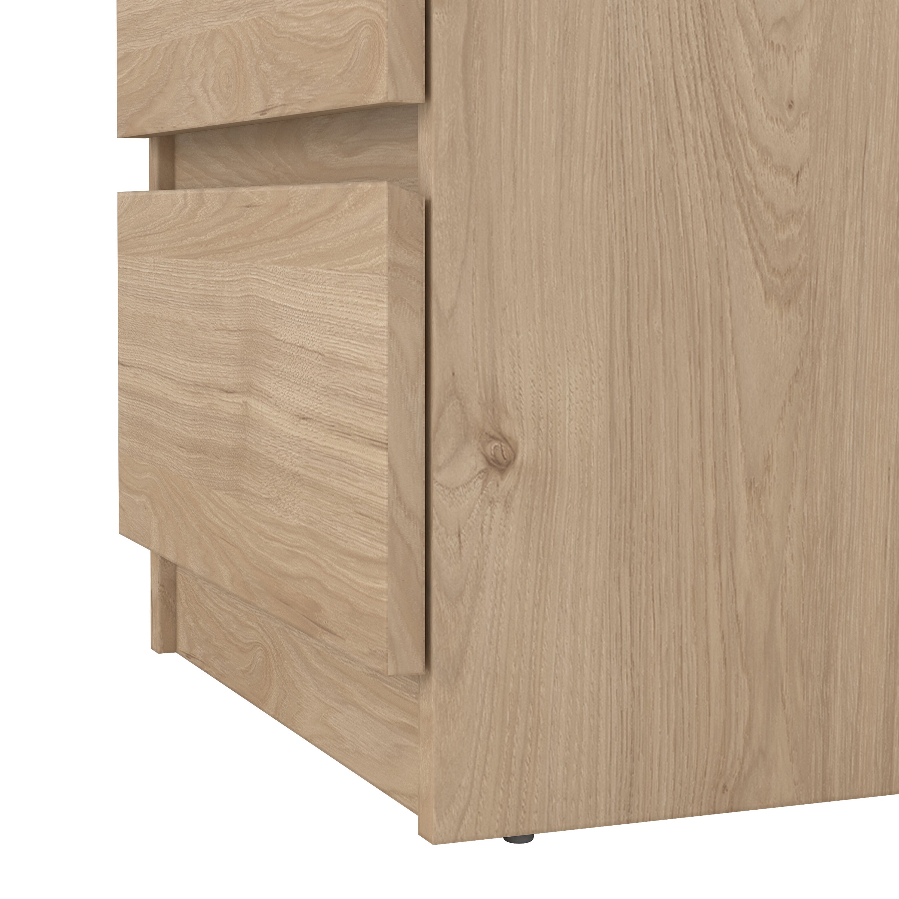by fonQ basic Slide Ladekast - 3 lades - Eiken