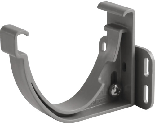 Marley Duplex gootbeugel, kunststof, venstergrijs RAL 7040, nominale breedte 80 mm