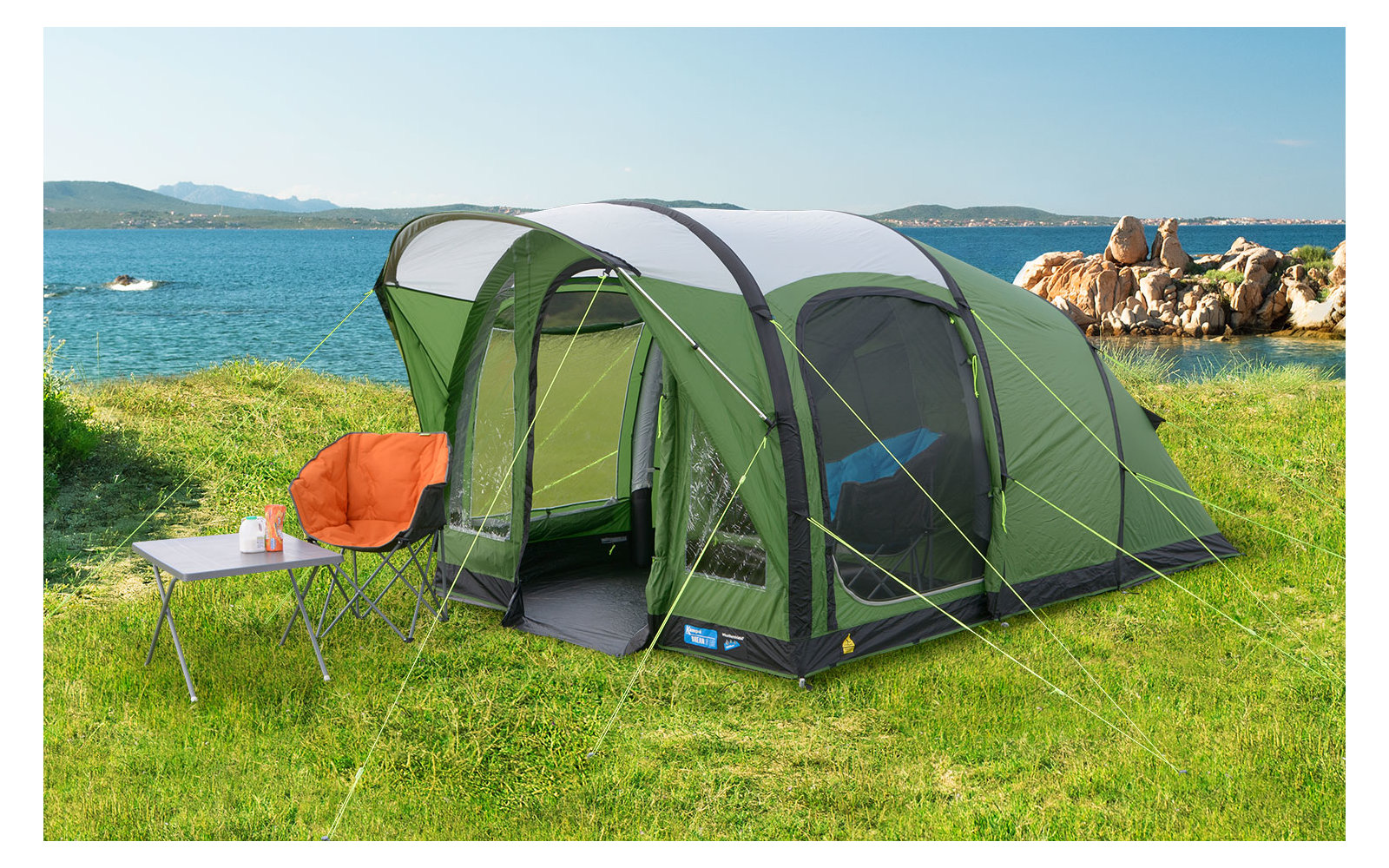 Kampa Brean 3 Tunnelzelt für 3 Personen