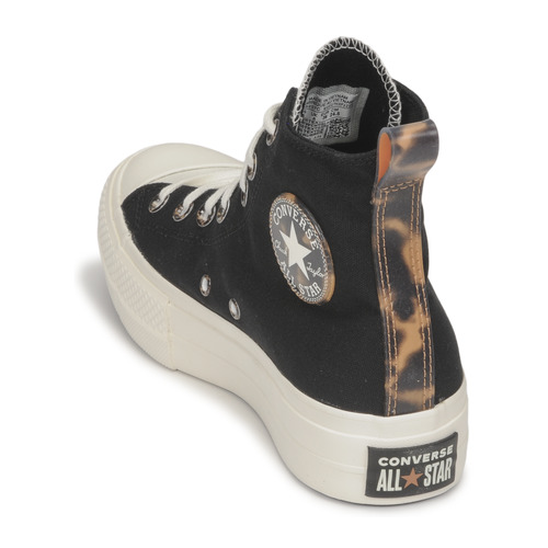 Converse - CHUCK TAYLOR ALL STAR LIFT PLATFORM TORTOISE - Noir / Blanc