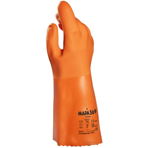 Gants de protection chimique PVC Mapa Pro TELSOL 369