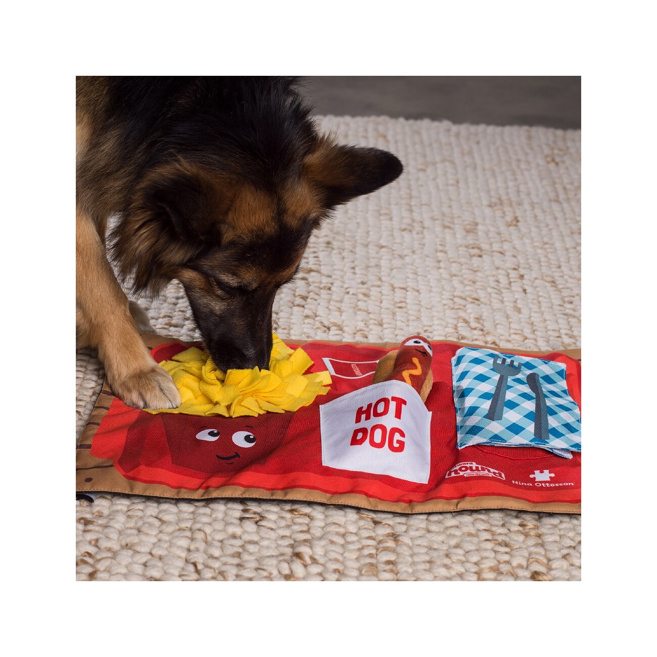 Nina Ottosson Activity Matz Fast Food Fun Intelligenzspielzeug